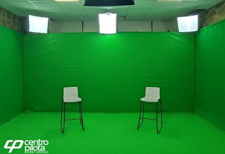 Studio virtuale green screen del CP Centro Pilota